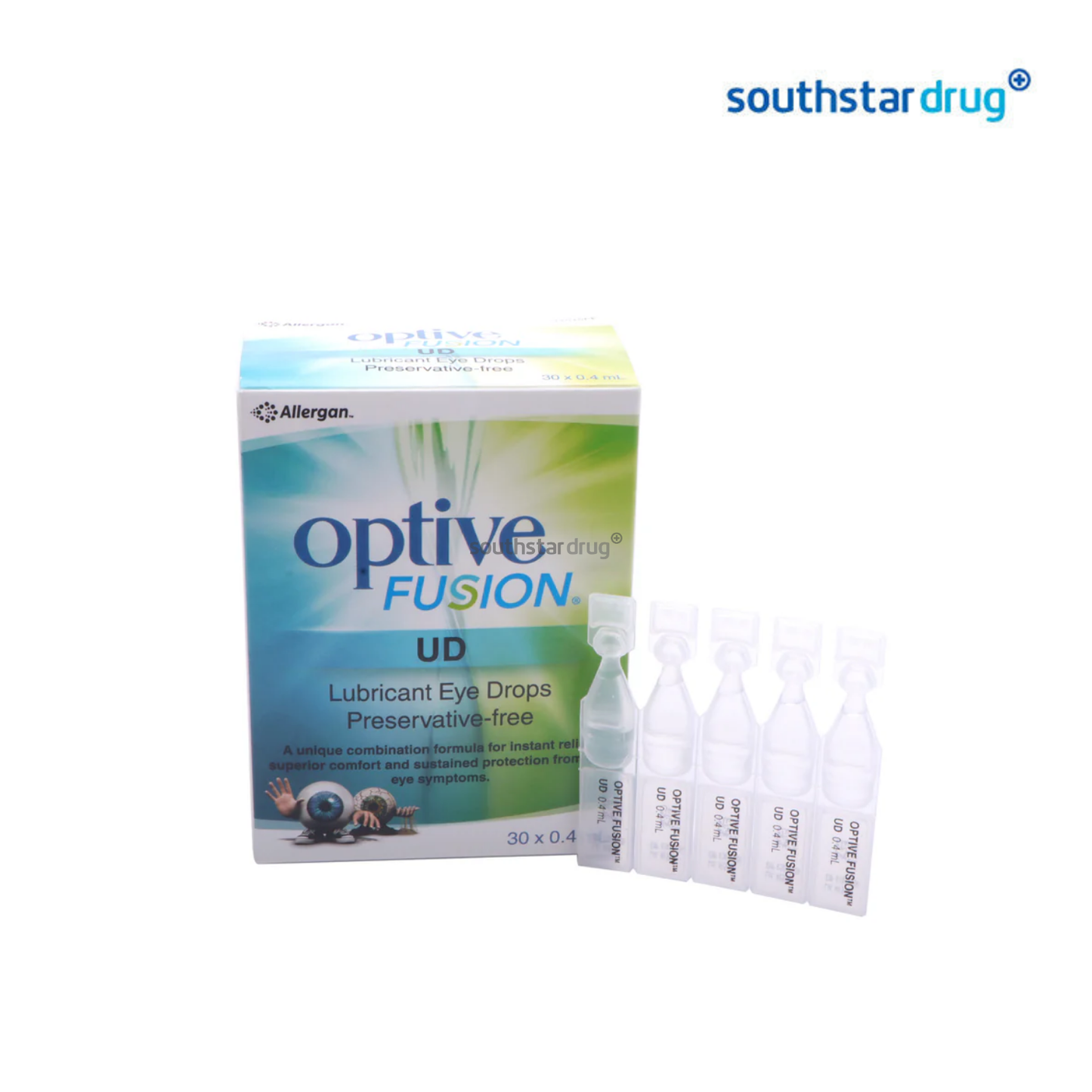 Optive Fusion Eye Drops UD 0.4ml - 30s