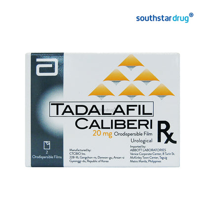 Rx: Caliberi 20mg Oral Dispersible Film