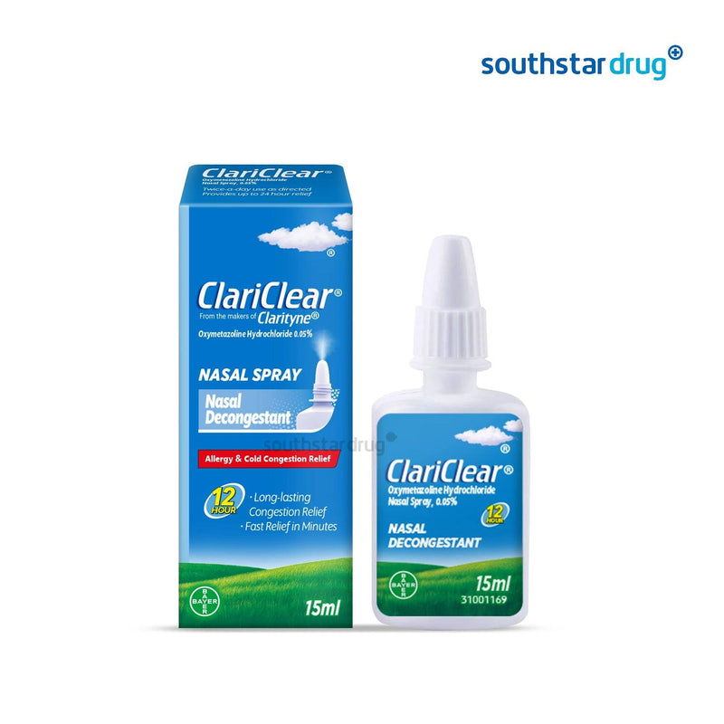 Clariclear 500mcg/ml Nasal Spray 15ml - Southstar Drug