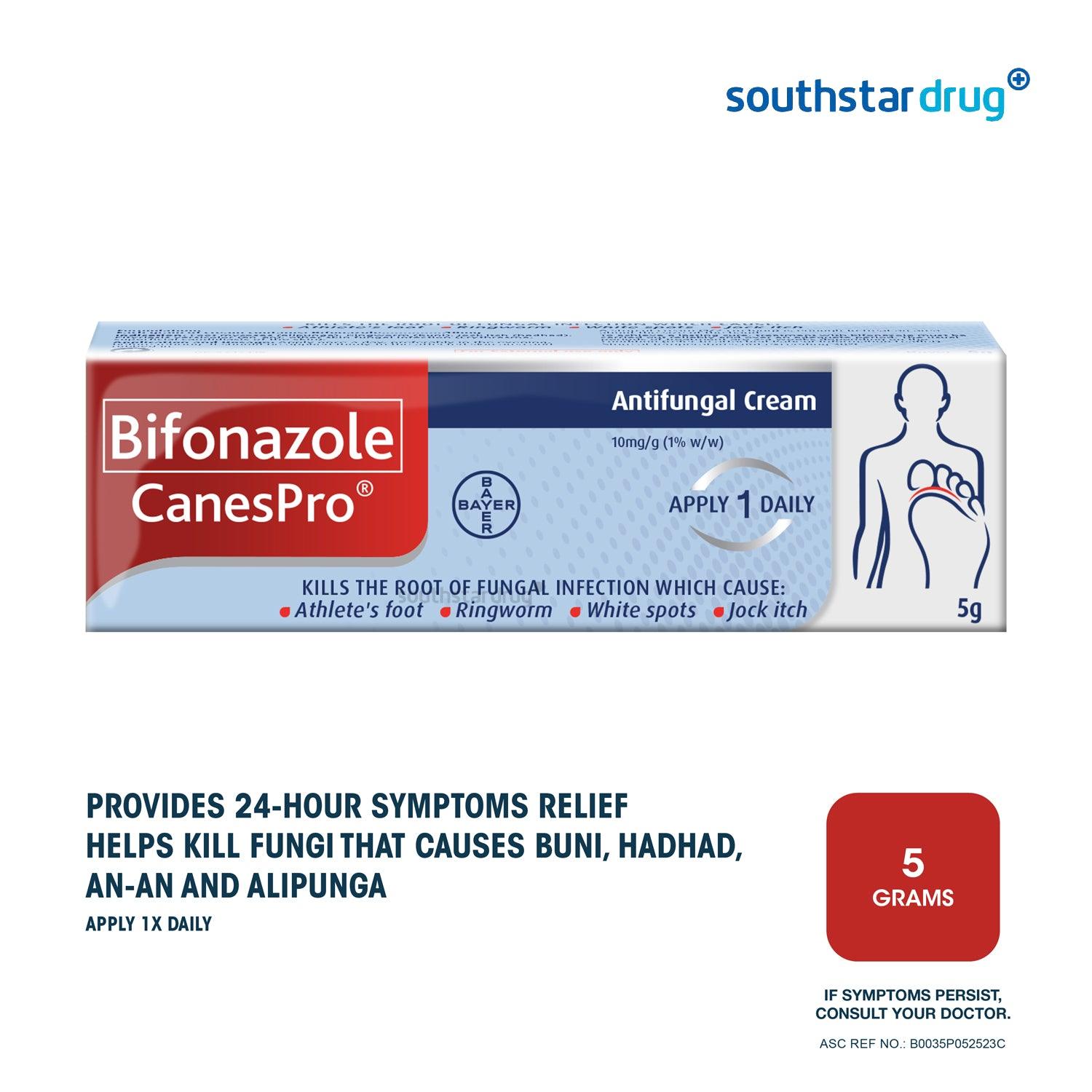 Canespro Bifonazole Antifungal Cream 5g - Southstar Drug