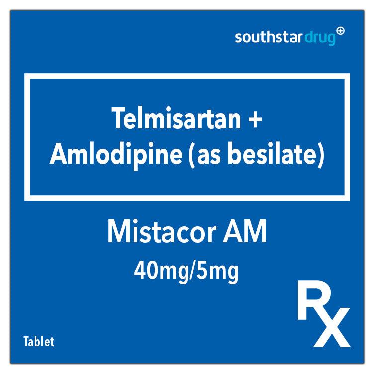 Rx: Mistacor AM 40mg/5mg Tablet - Southstar Drug