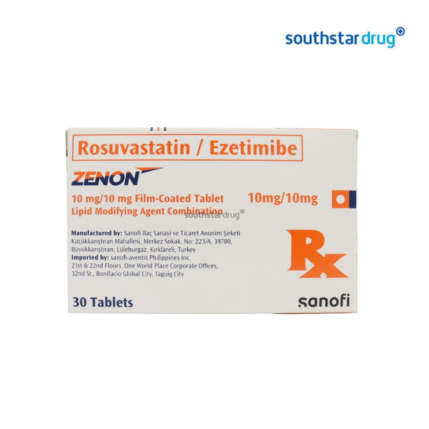 Rx: Zenon 10mg/10mg Film Coated Tablet