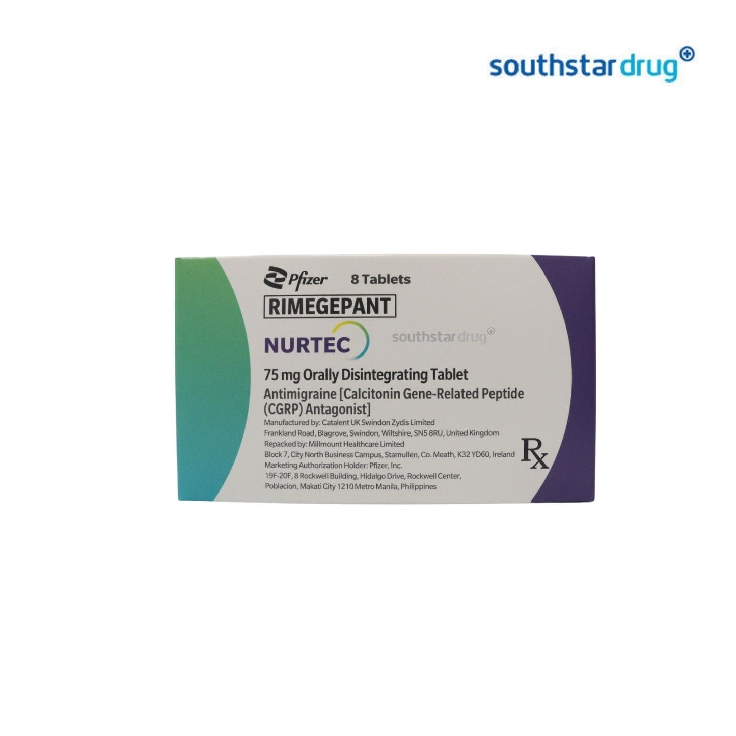 Rx: Nurtec ODT 75mg Orally Disintegrating Tablet