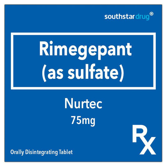 Rx: Nurtec ODR 75mg Orally Disintegrating Tablet - Southstar Drug