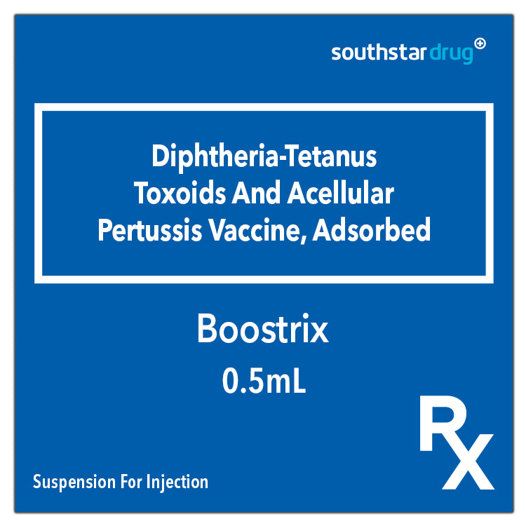 Rx: Boostrix 0.5ml Suspension for Injection