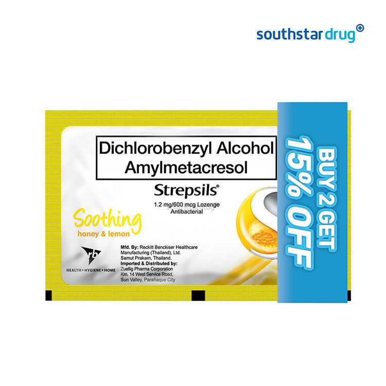 Strepsils Lozenges Honey & Lemon Buy 2 Get 15% Off