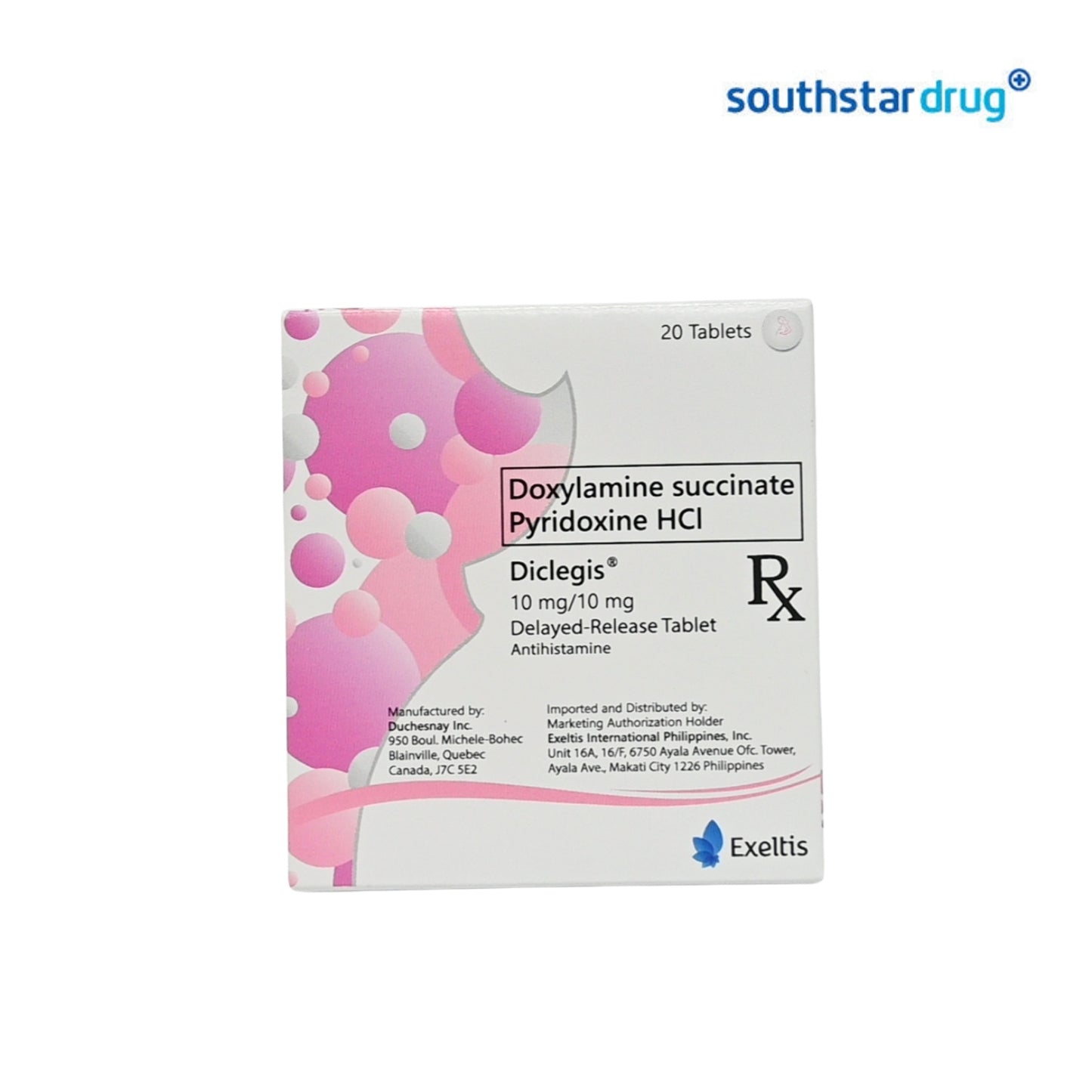 Rx: Diclegis 10mg/10mg Tablet