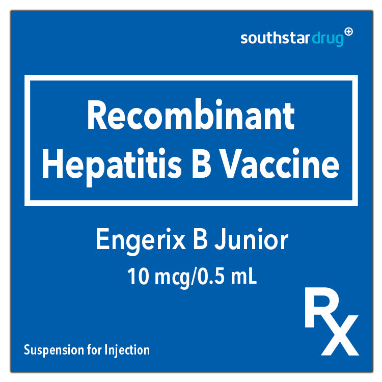 Rx: Engerix B Junior 10mcg/0.5ml