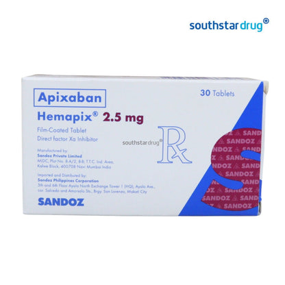 Rx: Hemapix 2.5mg Film-Coated Tablet