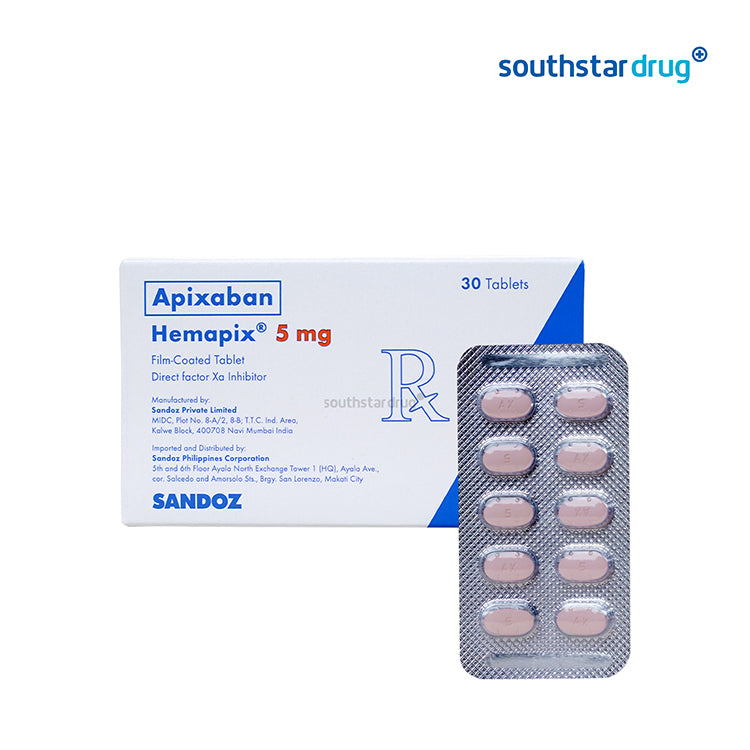 Rx: Hemapix 5mg Film-Coated Tablet