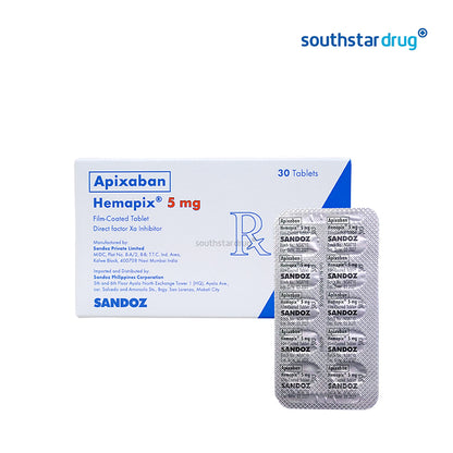 Rx: Hemapix 5mg Film-Coated Tablet