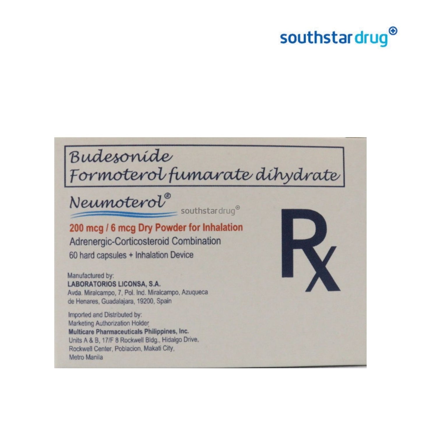 Rx: Neumoterol 200mcg/6mcg Dry Powder for Inhalation
