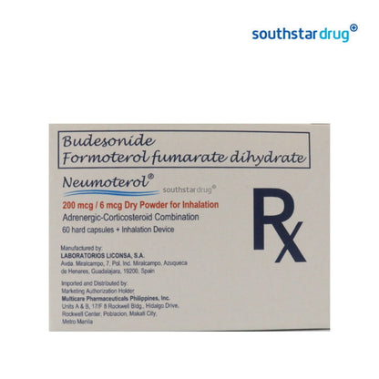 Rx: Neumoterol 200mcg/6mcg Dry Powder for Inhalation