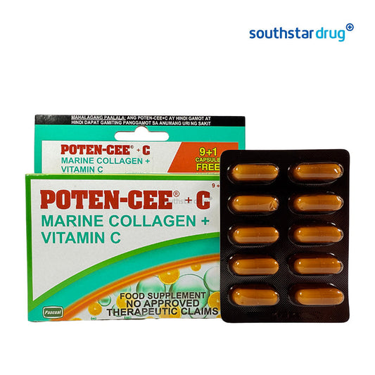 Poten-Cee +C Cap Marine Collagen 9+1