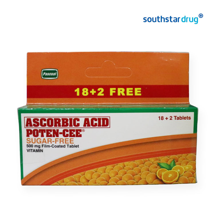 Potencee Film Coated Tablet 500mg Sugar Free 18+2
