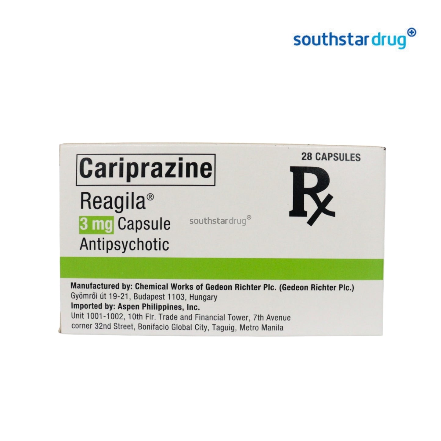 Rx: Reagila 3mg 1pc. Capsule