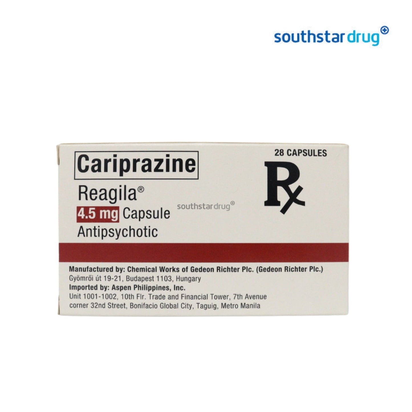 Rx: Reagila 4.5mg 1pc. Capsule