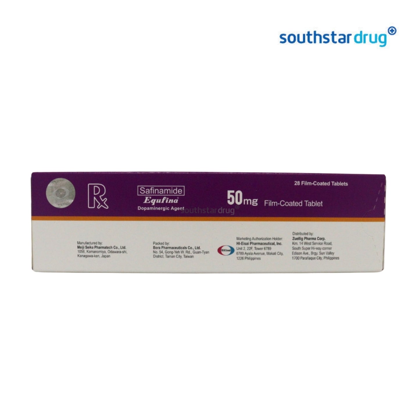 Rx: Equfina 50mg 1pc. Film-coated Tablet