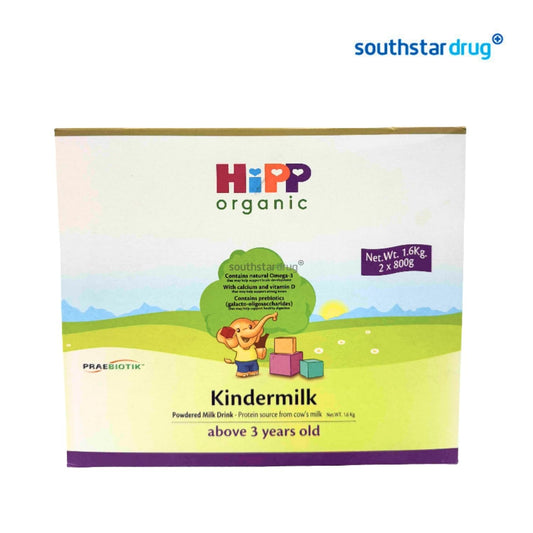 Hipp Organic Kinder Milk 3 Years Up 1.6kg Box