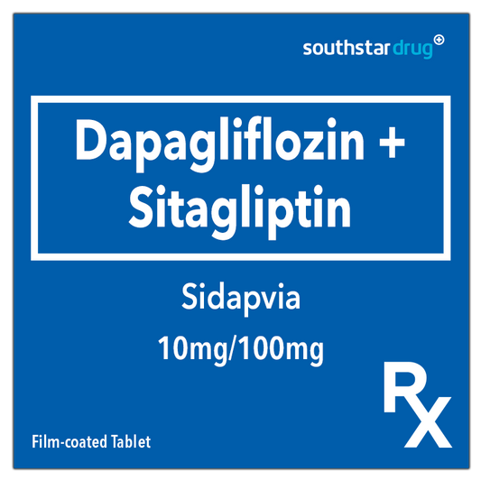 Rx: Sidapvia 10mg/100mg Film-coated Tablet