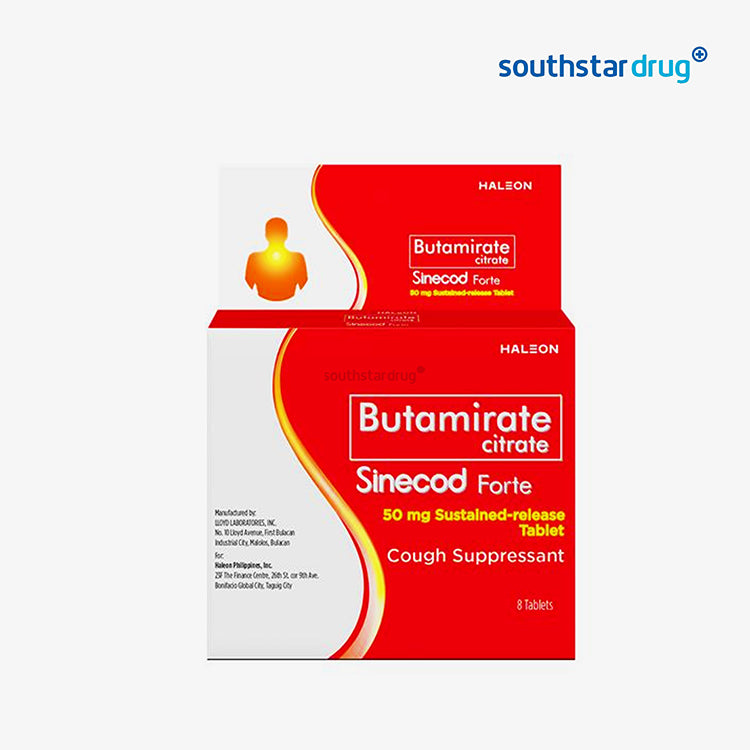 Sinecod Forte 22IU/500mg/10mg - 8s