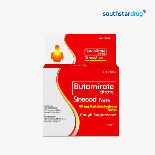 Sinecod Forte 22IU/500mg/10mg - 8s