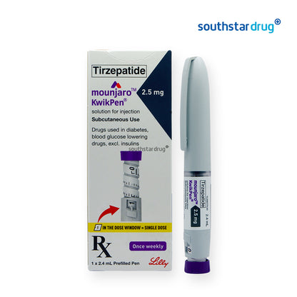 Rx: Mounjaro KwikPen 2.5mg Solution for Subcutaneous Injection / Pen