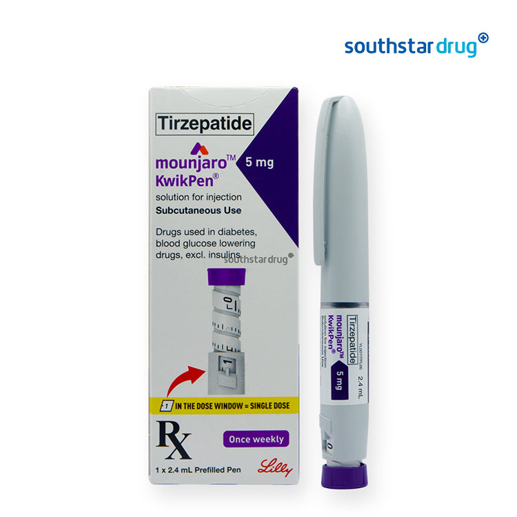 Rx: Mounjaro KwikPen 5mg Solution for Subcutaneous Injection / Pen