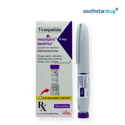 Rx: Mounjaro KwikPen 5mg Solution for Subcutaneous Injection / Pen