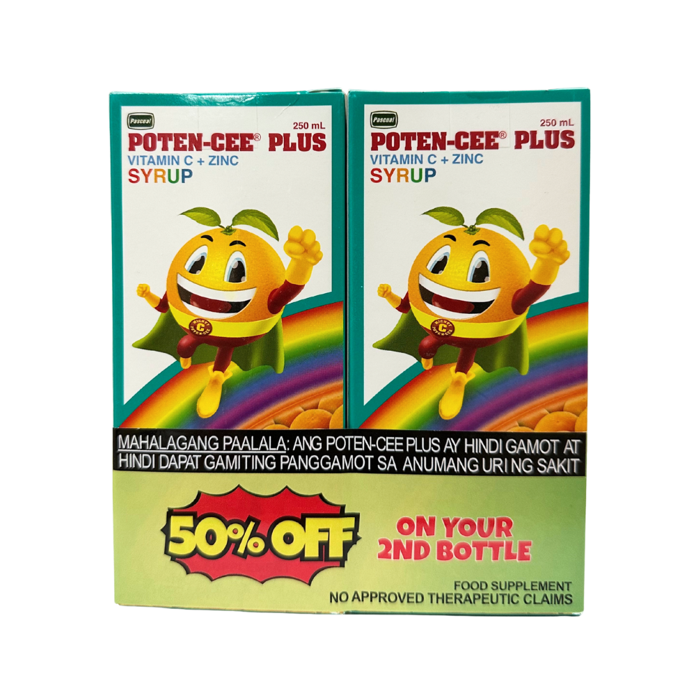 Potencee Plus Vitamin C Syrup 250ml Buy 1 Get 2nd at 50% Off