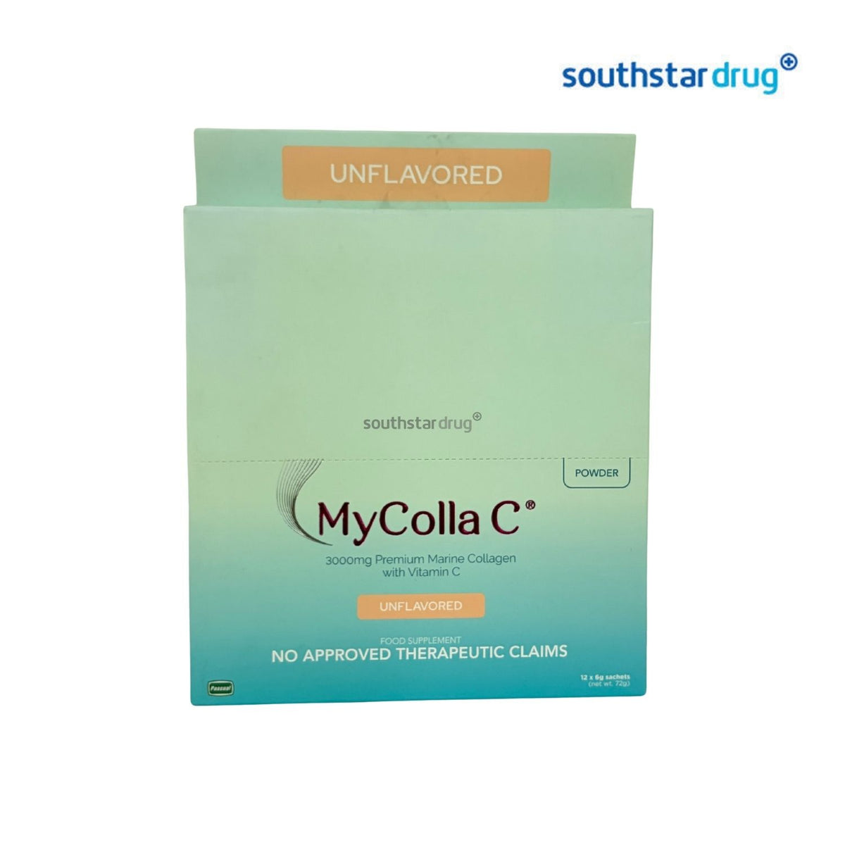 MyColla C Unflavored Collagen Powder 3000mg (4 Sachets) – Collagen and Vitamin C Wellness Support