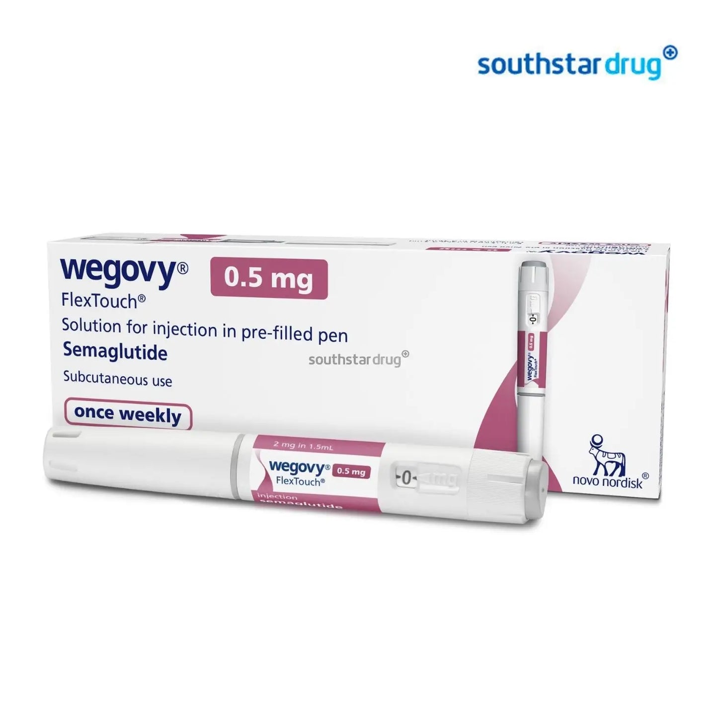 Rx: Wegovy 0.5mg Solution for Injection / Pen