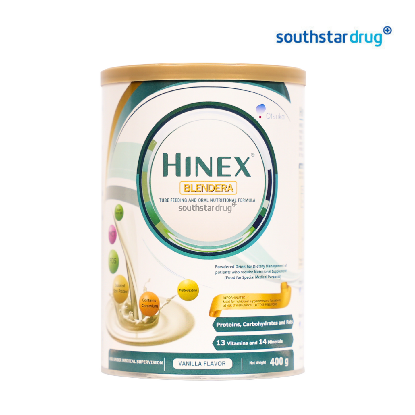 Hinex Blendera Vanilla Milk 400g Can