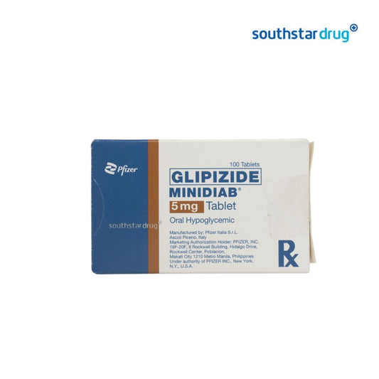 Rx: Minidiab 5mg Tablet