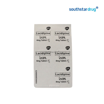 Rx: Lacipil 4mg Tablet