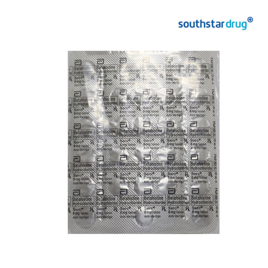 Rx: Serc 8mg Tablet