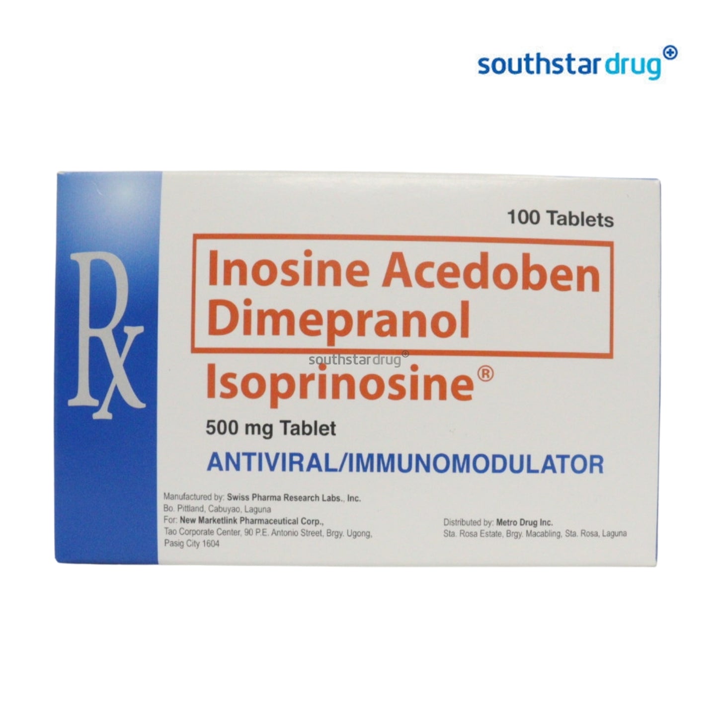 Rx: Isoprinosine 500mg Tablet