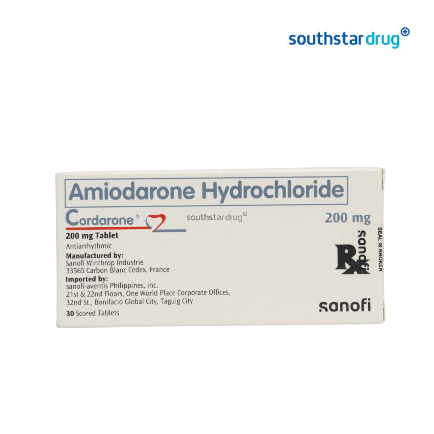 Rx: Cordarone 200mg Tablet