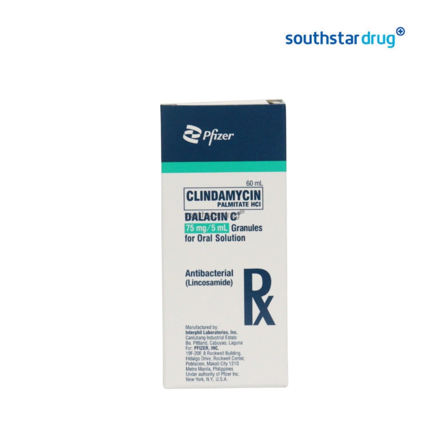 Rx: Dalacin C 75mg / 5ml Granules