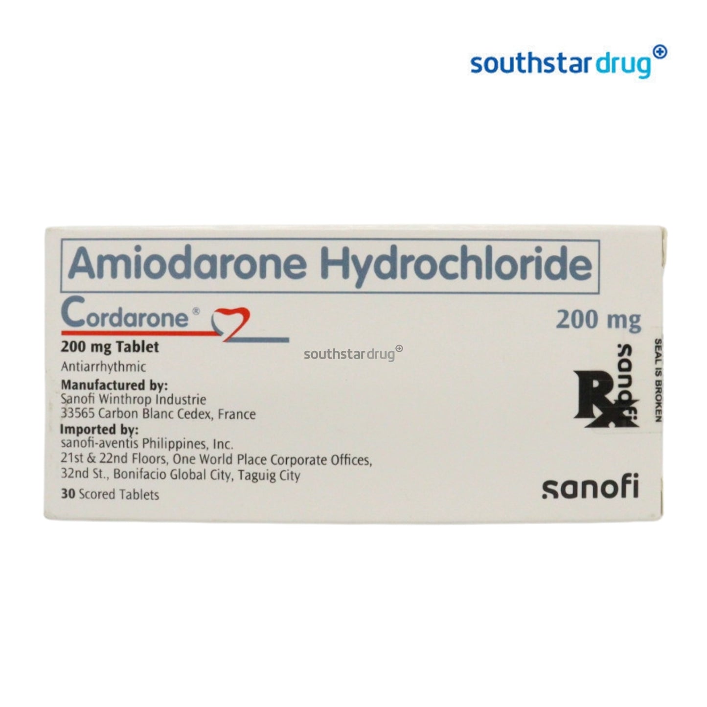 Rx: Cordarone 200mg