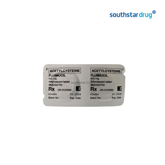 Rx: Fluimucil 600mg Tablet