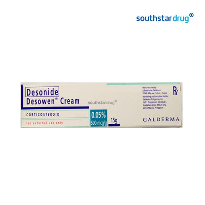 Rx: Desowen 0.05% 500mcg / g 15 g Cream