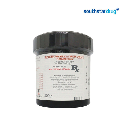 Rx: Flammacerium 10mg / 22mg / g 500 g Topical Cream