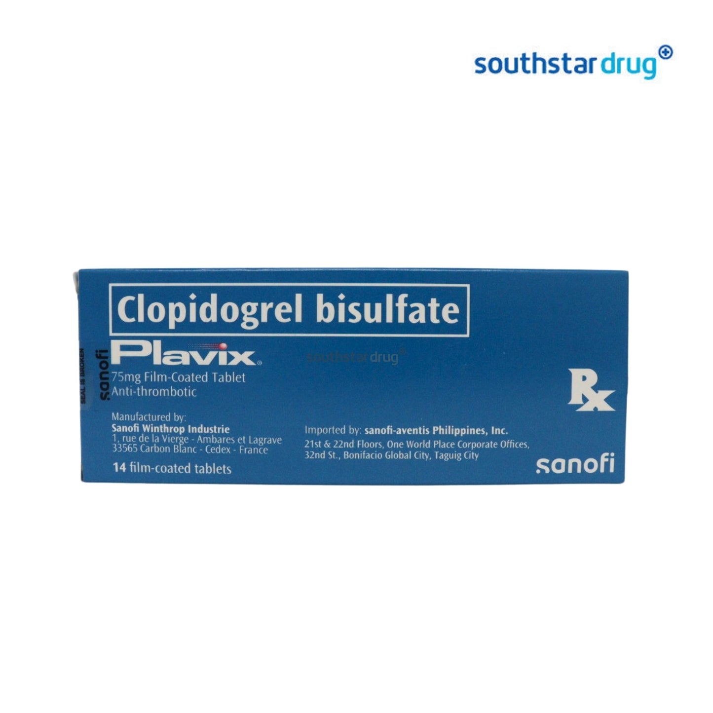 Rx: Plavix 75mg Tablet