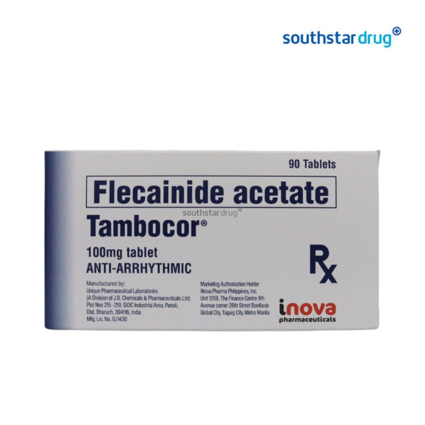 Rx: Tambocor 100mg Tablet
