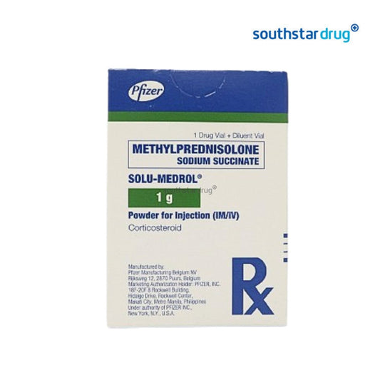 Rx: Solu Medrol 1 g 16ml Vial
