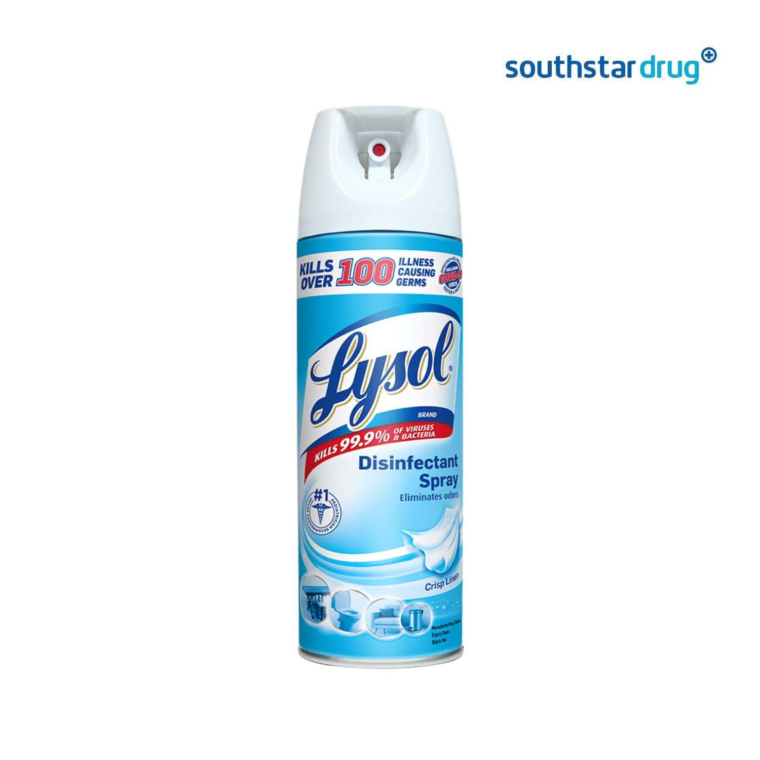 Buy Lysol Crisp Linen Scent Disinfectant Spray 170 ml Online ...