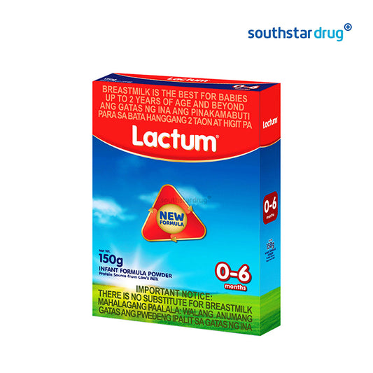 Lactum 0 to 6 Months Plain 150g Box