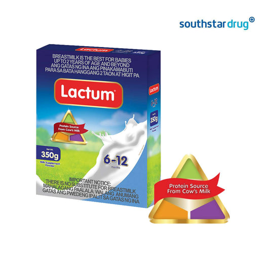 Lactum 6 to 12 Months Plain Box 350g