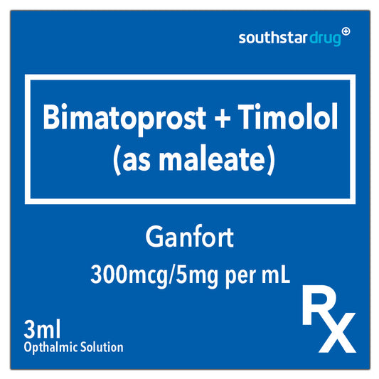 Rx: Ganfort 3ml Opthalmic Solution